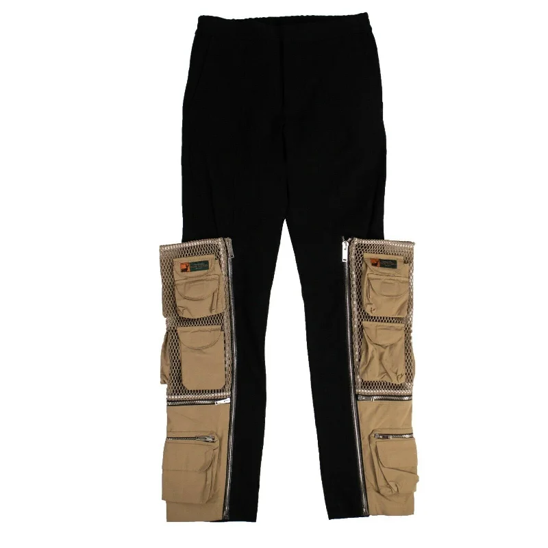 The Best Prices Men's Black Panels Chino Pants