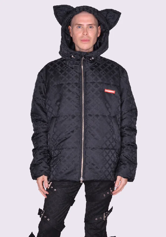 Weekend Savings Extravaganza CHARLES JEFFREY LOVERBOY 31010501 UNISEX KITTY PUFFER JACKET BLACK Weekend Savings Extravaganza CHARLES JEFFREY LOVERBOY 31010501 UNISEX KITTY PUFFER JACKET BLACK