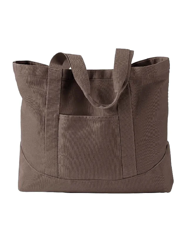 Extra Savings Authentic Pigment Pigment-Dyed Large Canvas Tote | Java