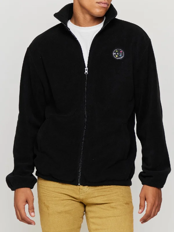 Weekend Offers That Delight Jet Lag Polar Fleece in Black