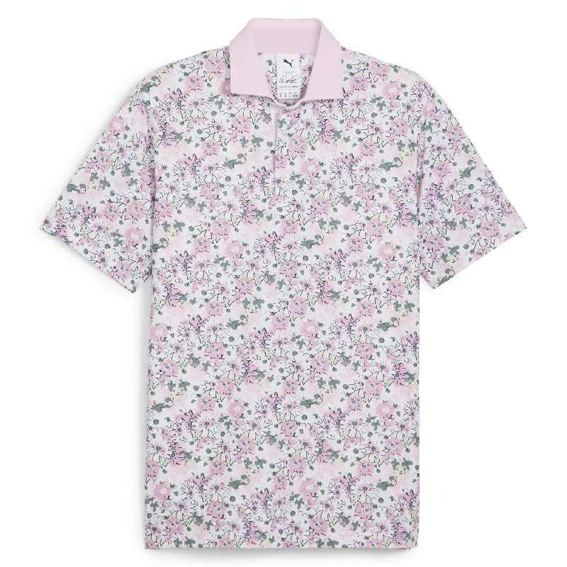 Super Deal X AP Floral Polo White Glow/Pale Pink - SS24