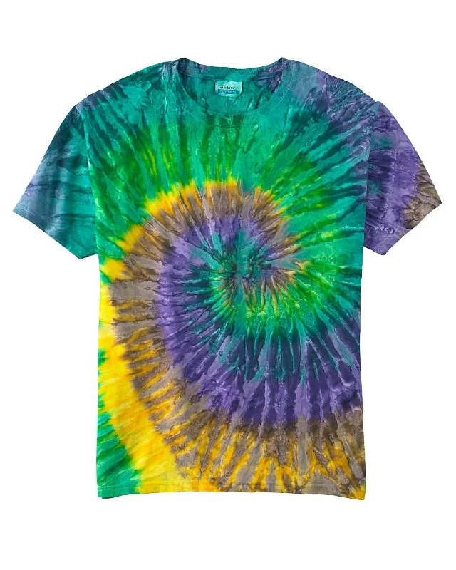 Amazing Deals Tie-Dye Youth 100% Cotton Tie-Dyed T-Shirt | Mardi Gras