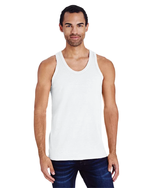 Special Price ComfortWash by Hanes Unisex 100% Ringspun Cotton Tank | White