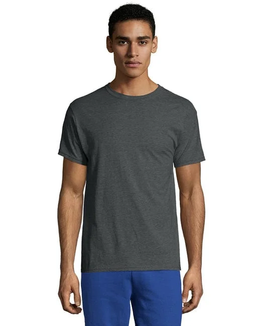 Crazy Savings Hanes Unisex X-Temp Performance T-Shirt | Charcoal Heather