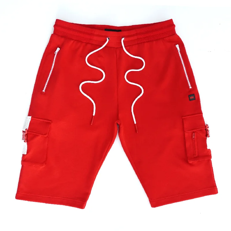 Flash Sale M670 Tech Fleece cargo Shorts - Red