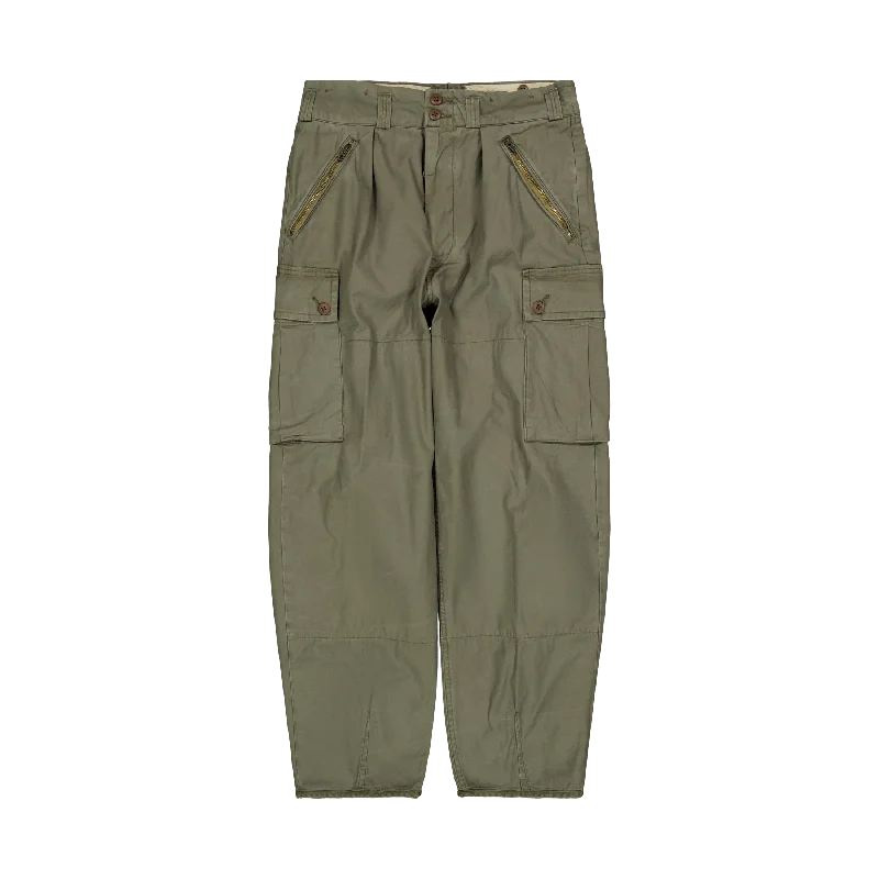 Huge Savings Baggy Fit Reverse-Sateen Cargo Pant Thermal Green