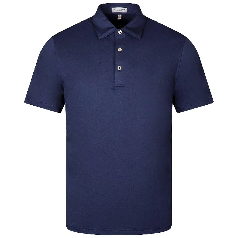 Big Discounts Solid Performance Jersey Polo Navy - 2025