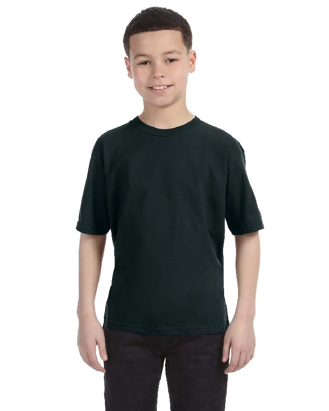 Weekend Savings Fiesta Anvil Youth Fashion Fit T-Shirt | Black