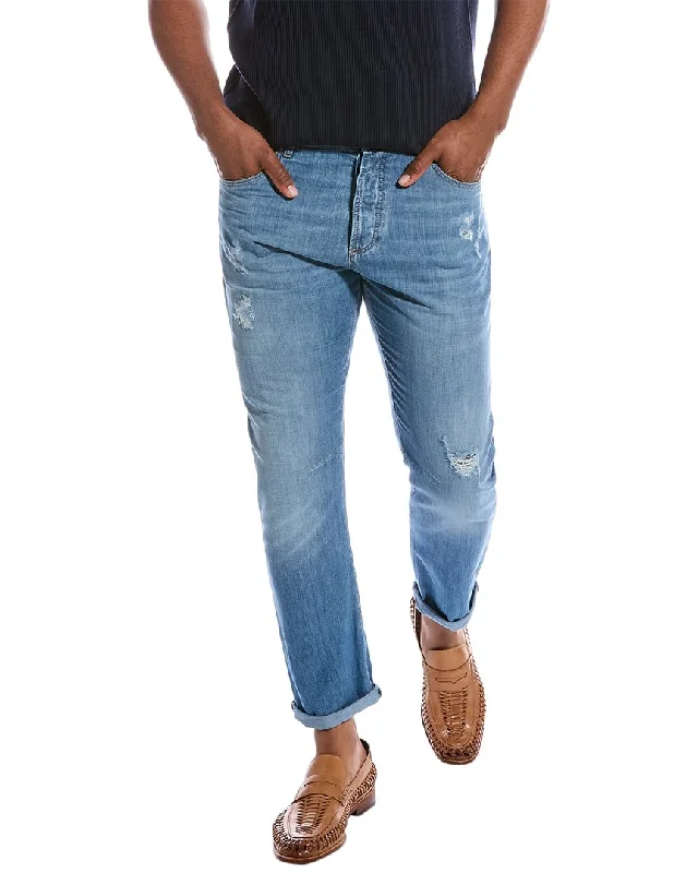 Mega Deal Brunello Cucinelli Leisure Fit Light Wash Straight Jean