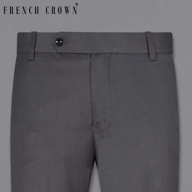 Price Break Mulled Grey Wool Rich Pant