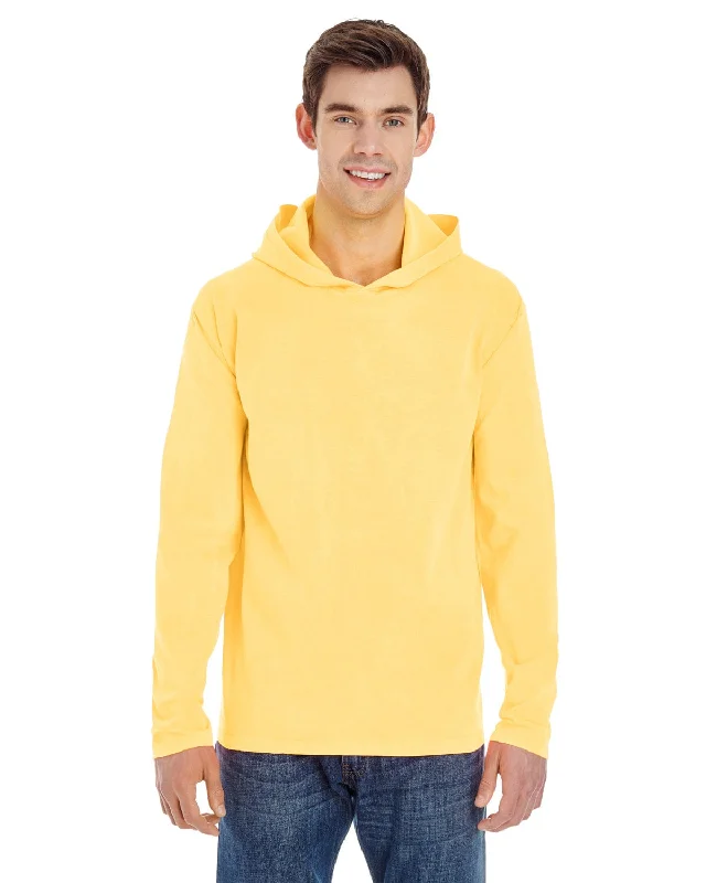 Holiday Sale Comfort Colors Heavyweight Long Sleeve Hooded T-Shirt | Butter