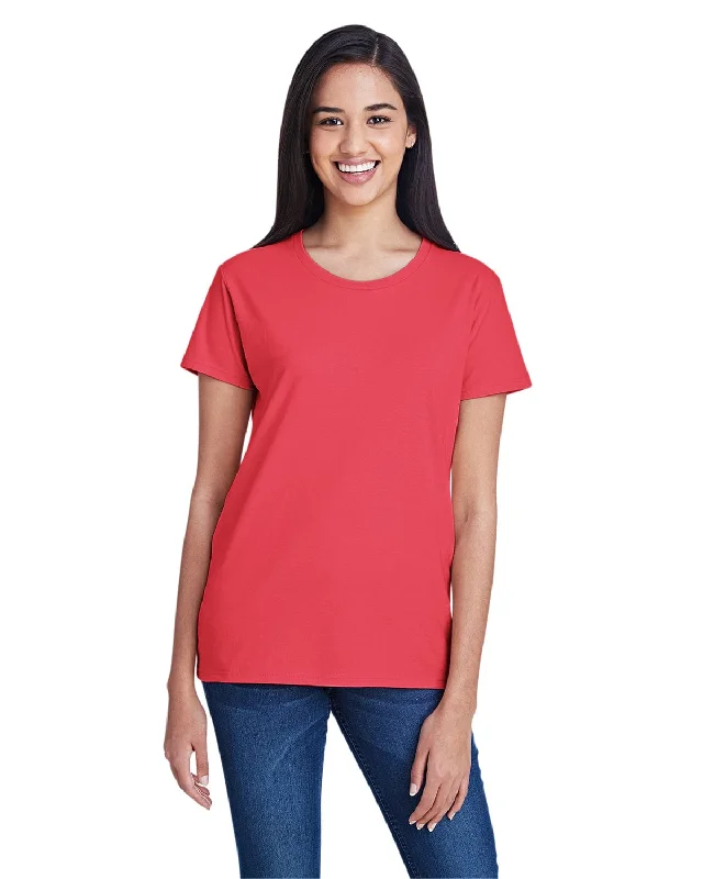 Don't Wait Anvil Ladies Fashion Fit T-Shirt | Coral