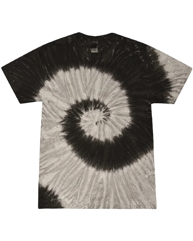 Weekend Specials to Cherish Tie-Dye Youth 100% Cotton Tie-Dyed T-Shirt | Black Rainbow
