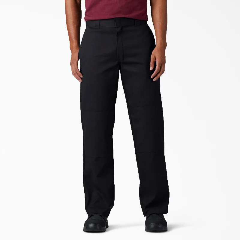 Price Drop Alert CLOSEOUT FLEX Loose Fit Double Knee Work Pants - Black