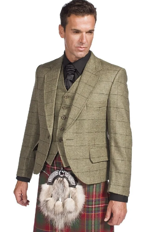 Time-Sensitive Luxury Estate Tweed Kilt Jacket with 5 Button Waistcoat Made to Order Time-Sensitive Luxury Estate Tweed Kilt Jacket with 5 Button Waistcoat Made to Order