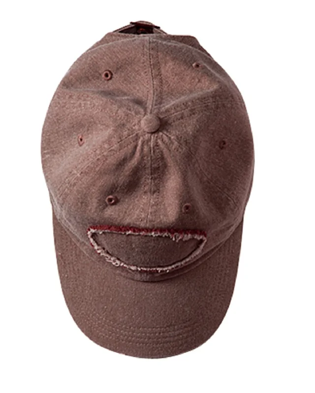 Big Deal Authentic Pigment Raw Edge Patch Baseball Cap | Java