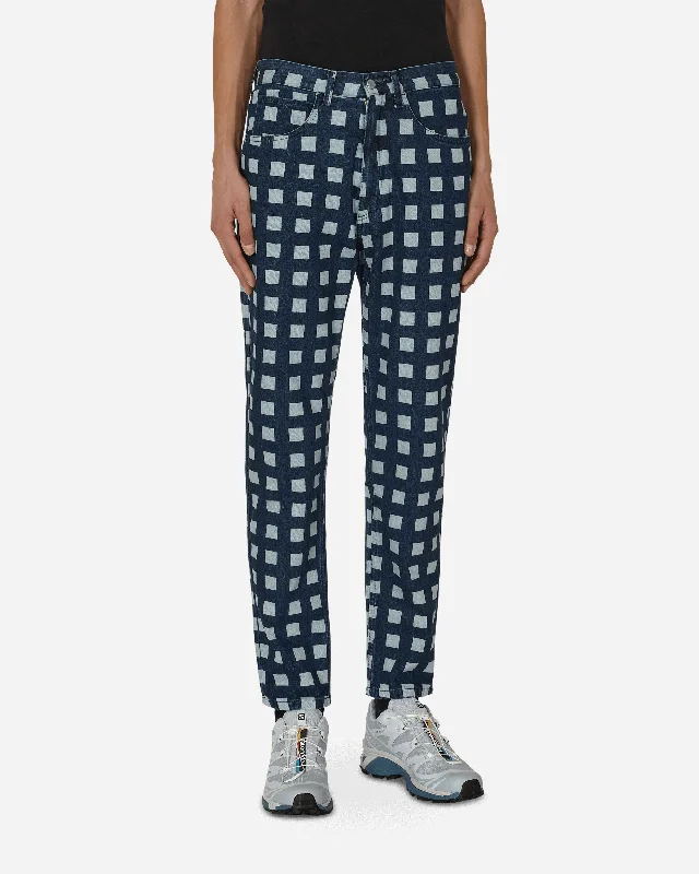 Weekend Discounts to Grab 1994 SQ Dot Denim Pants Blue