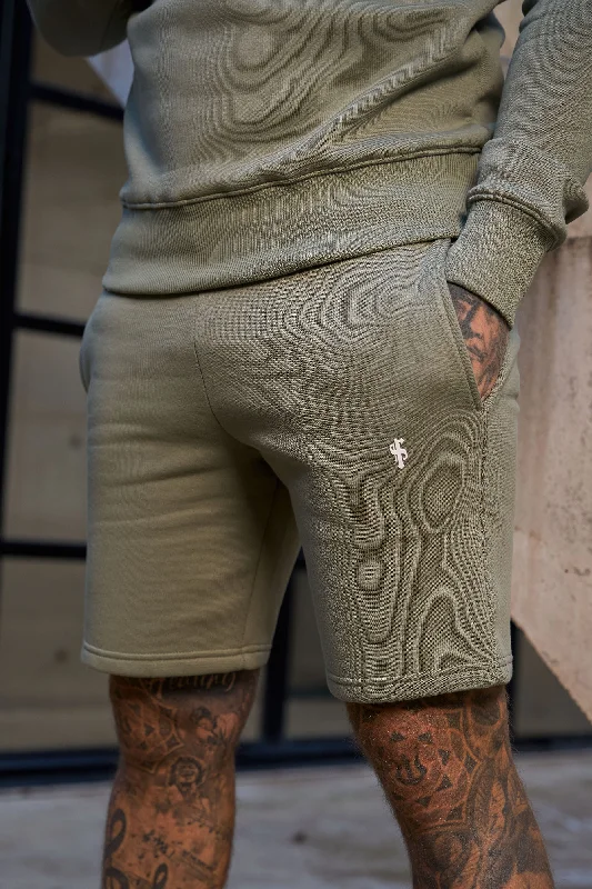 Midnight Madness FS Plain Olive Shorts with FS Branding - FSH1204