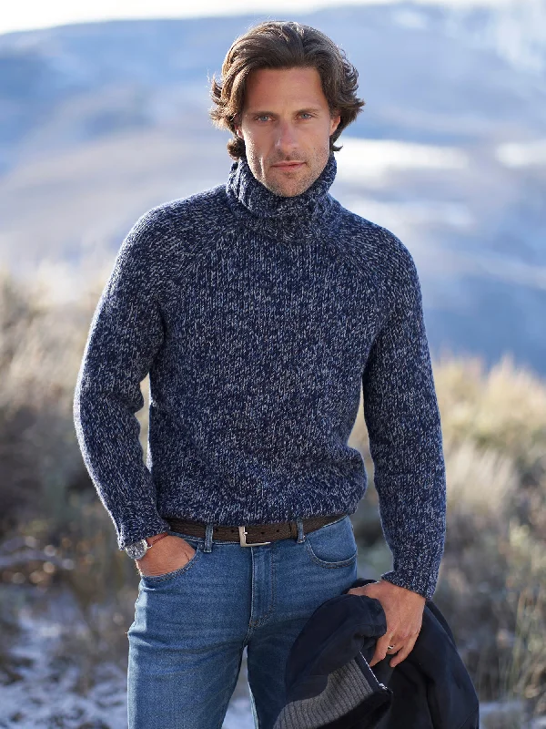 Weekend Deals You Can't Resist Wool Chine Turtleneck Sweater