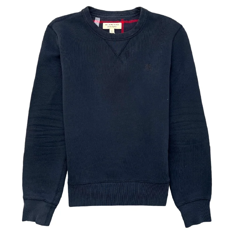 Epic Value Men's Embroidered Logo Sweatshirt Navy Size XS