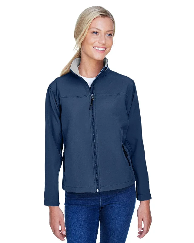 Don't Delay Devon & Jones Ladies Soft Shell Jacket | Navy