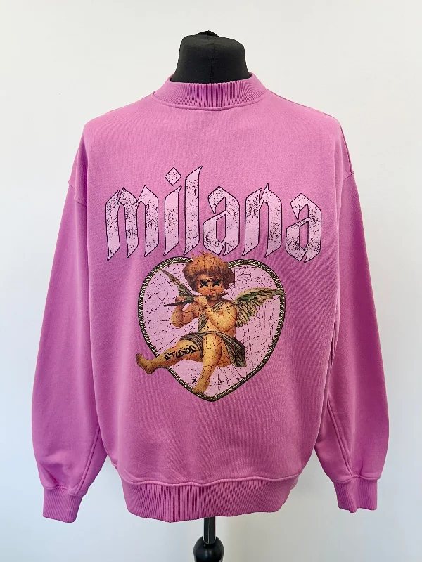 Deal Frenzy Raspberry Cherub Sweatshirt.