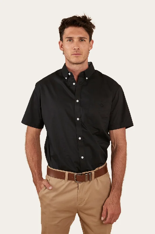Super Sale Heritage Mens Short Sleeve Dress Shirt - Black