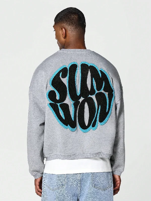 Seasonal Clearance Sweatshirt With Chest Logo
