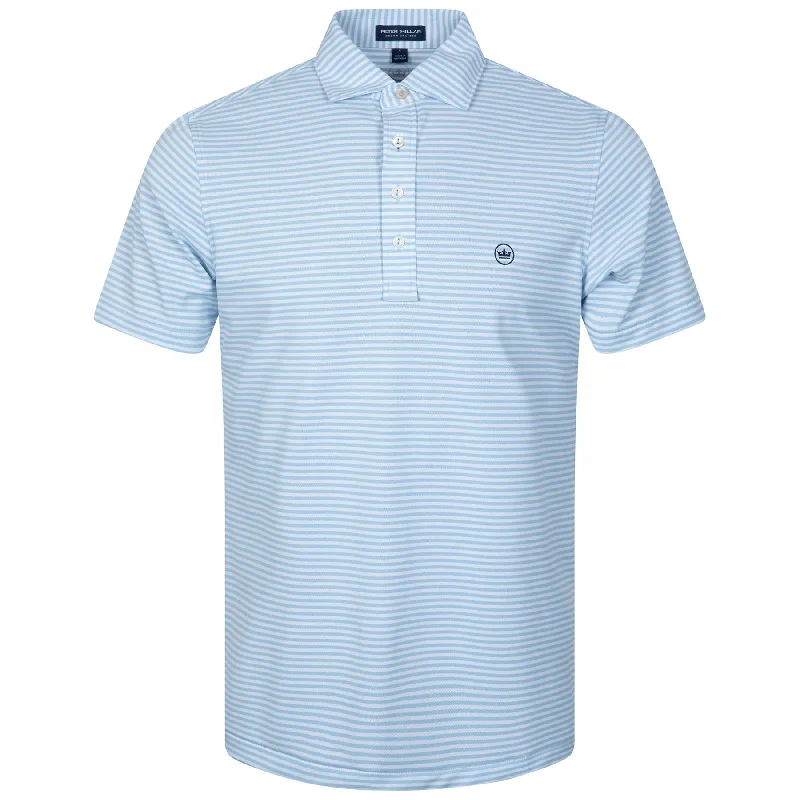 Closeout Mood Perfromance Mesh Polo Blue Frost - 2025