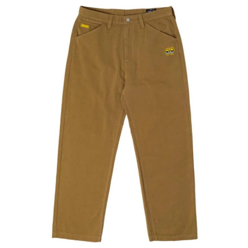 Steals and Deals Krooked Eyes Twill Pants - Khaki