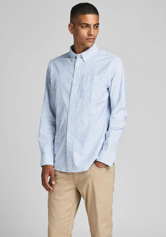 New Deals Jack & Jones Brook Oxford Stripe Shirt, Infinity