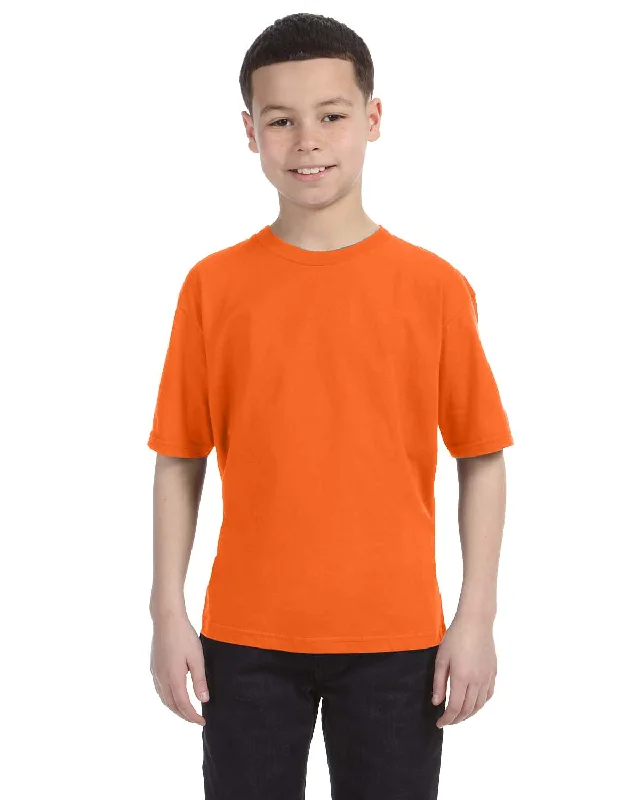 Weekend Offers You Can't Ignore Anvil Youth Fashion Fit T-Shirt | Neon Orange