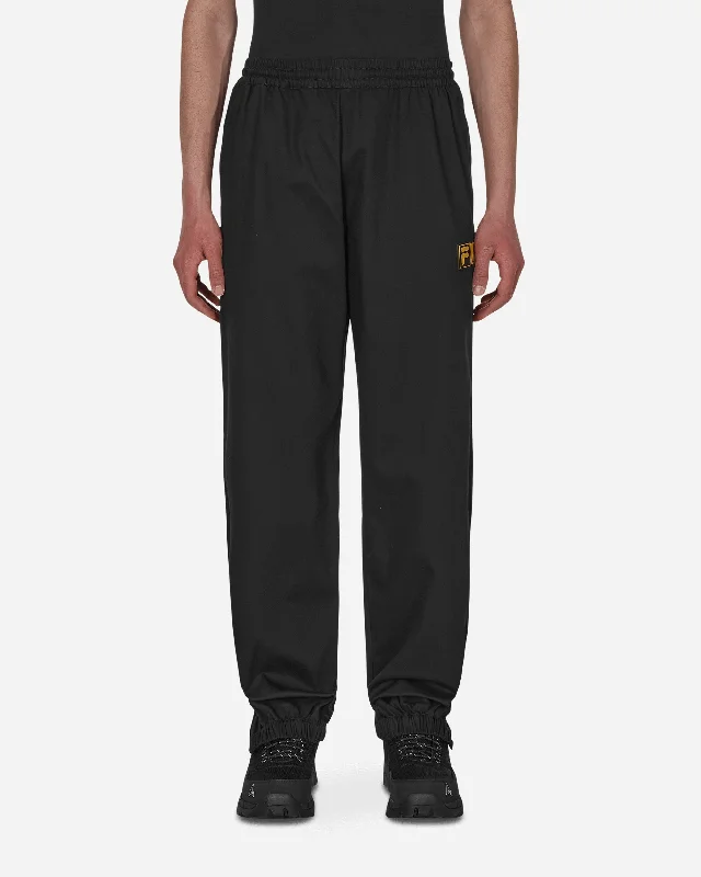 Savings Soar This Weekend FILA Logo Twill Trackpants Black