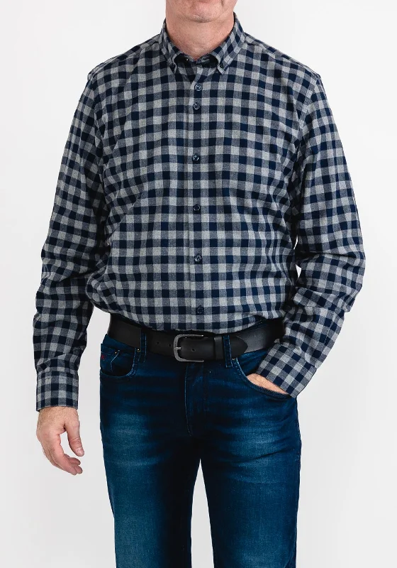 Daily Special 6th Sense Check Shirt, Grey & Navy