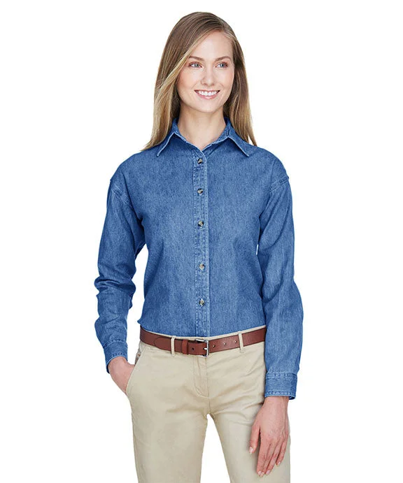 Unmissable Sale 8966 - UltraClub Ladies Cypress Denim Shirt