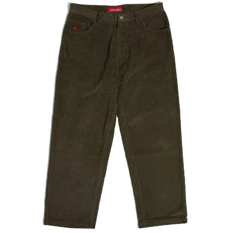 Markdown Madness Chocolate Cord Pants - Olive