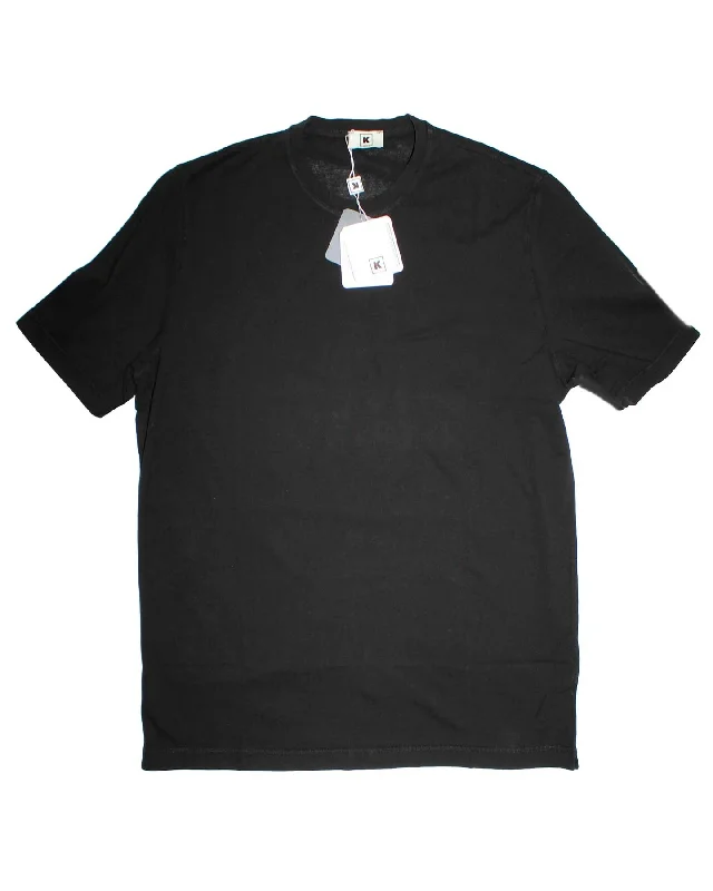 Savings Galore Kired Kiton T-Shirt Black Crêpe Cotton EU 50/ M SALE