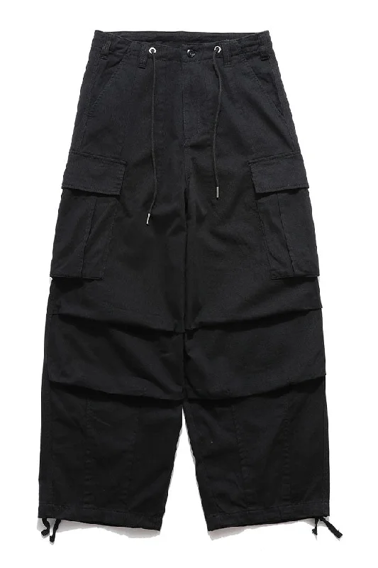 Best Deals Cargo Pants with Straight In Black