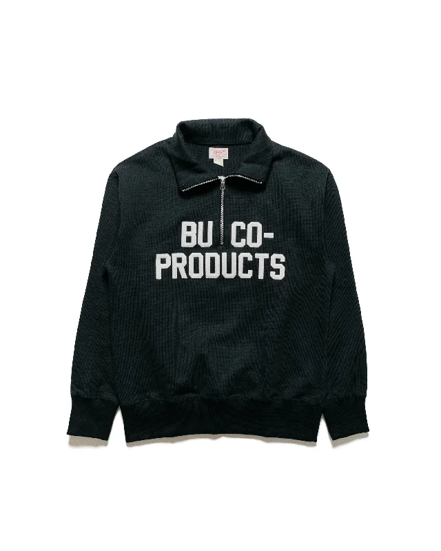 Instant Deal The Real McCoy's BC23104 Buco Half-Zip Motorcycle Jersey / Buco-Product Black