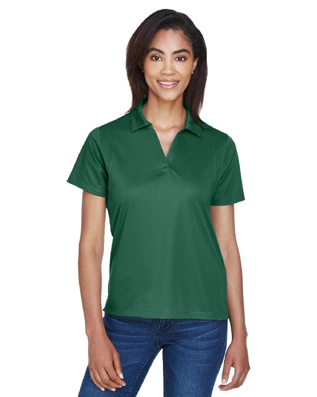 Weekend Deals That Sizzle Harriton Ladies Micro-Pique Knit Polo Shirt | Dark Green