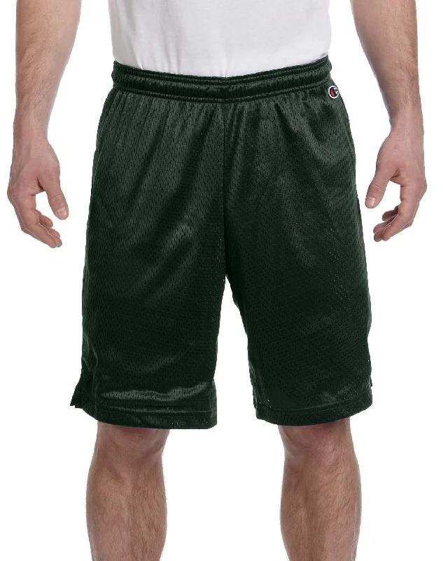 Can't Resist Champion Mesh Shorts | Athltic Dk Green