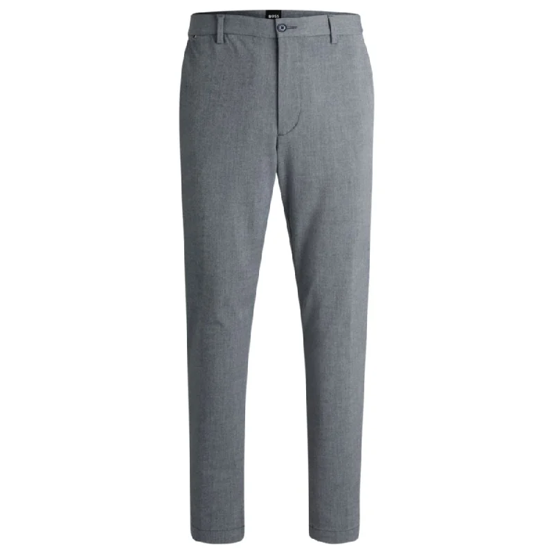 Amazing Deals Regular-fit trousers in melange stretch panama