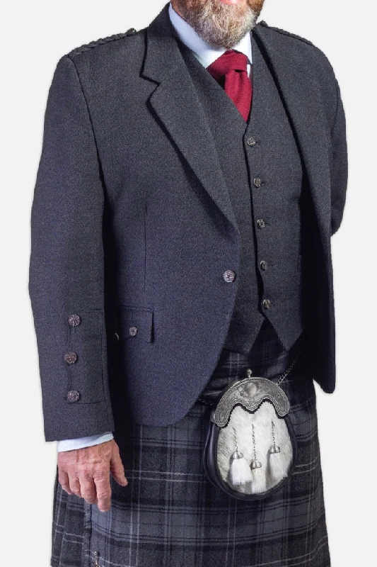 Savings Galore Charcoal Holyrood Hire Jacket & Waistcoat