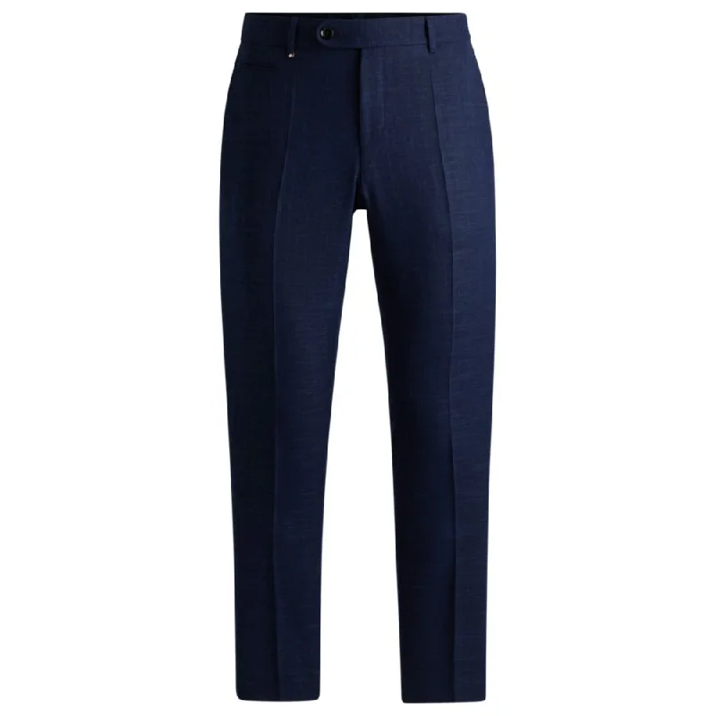 Extra Savings Slim-fit trousers in melange stretch cloth