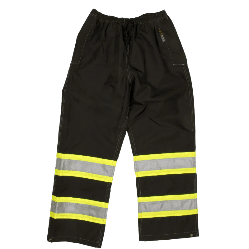 Great Deal Safety Rain Waist Pant - Black 2X 3X