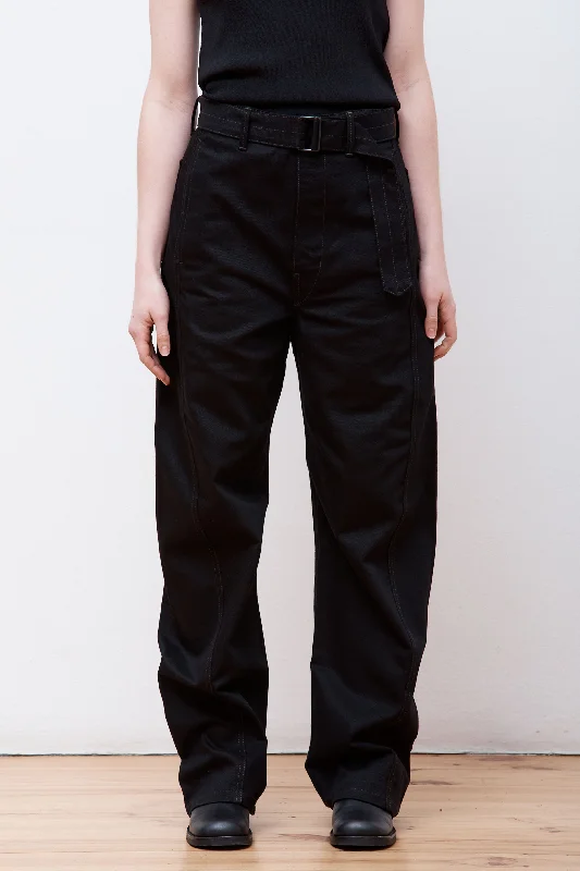 Early Access Twisted Belted Pants Black