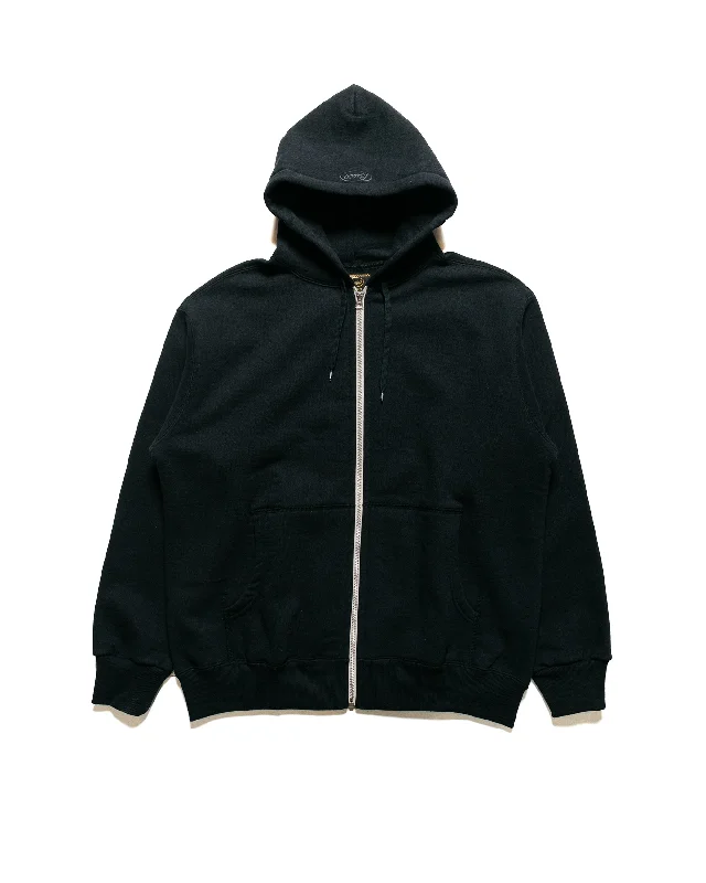Steals and Deals The Real McCoy's BC23101 Buco F/Z Parka Sweatshirt Black