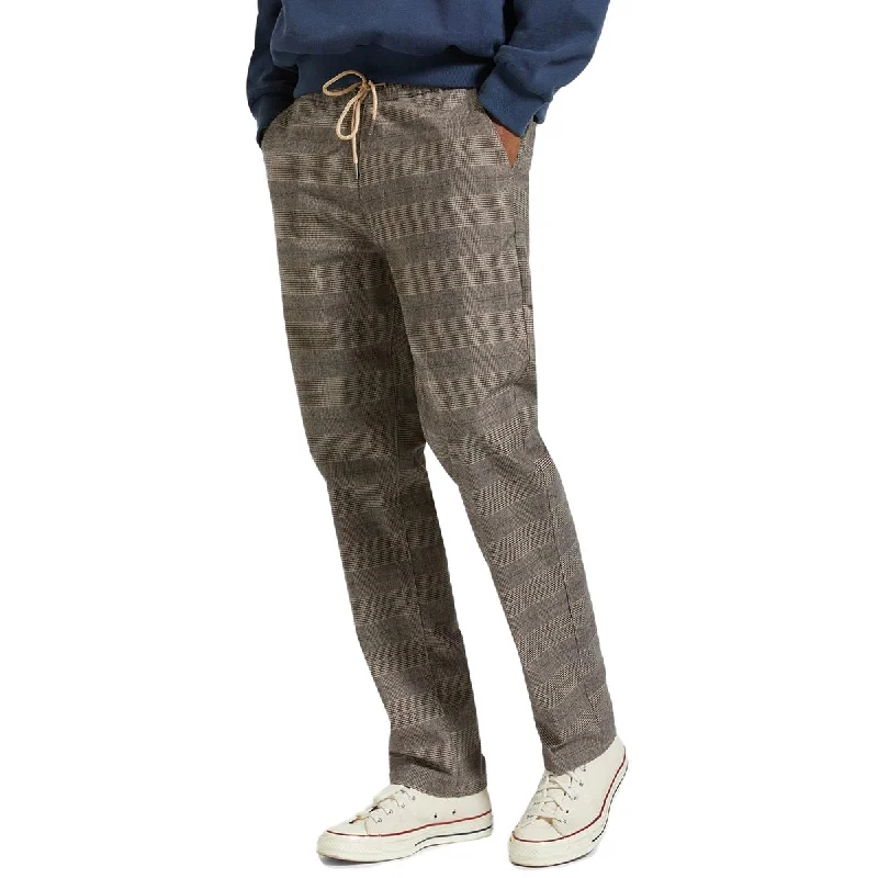 Weekend Discounts to Indulge In Brixton Broadway Ht Ewaist Rlx Pants - Brown/Cream Houndstooth