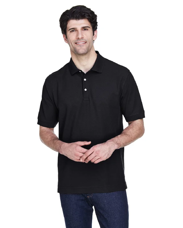 Price Drop Alert Devon & Jones Tall Pique Knit Polo Shirt | Black
