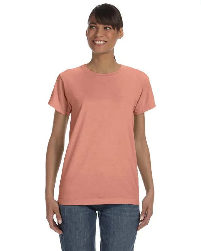 Quick Deals Comfort Colors Ladies Garment-Dyed T-Shirt | Terracota